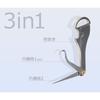 Goods Land 3in1 Toothpick Bottle Opener Key Shape Portable Holder Ring Multifunctional Carry Stainless Steel GD-KAGITUMA