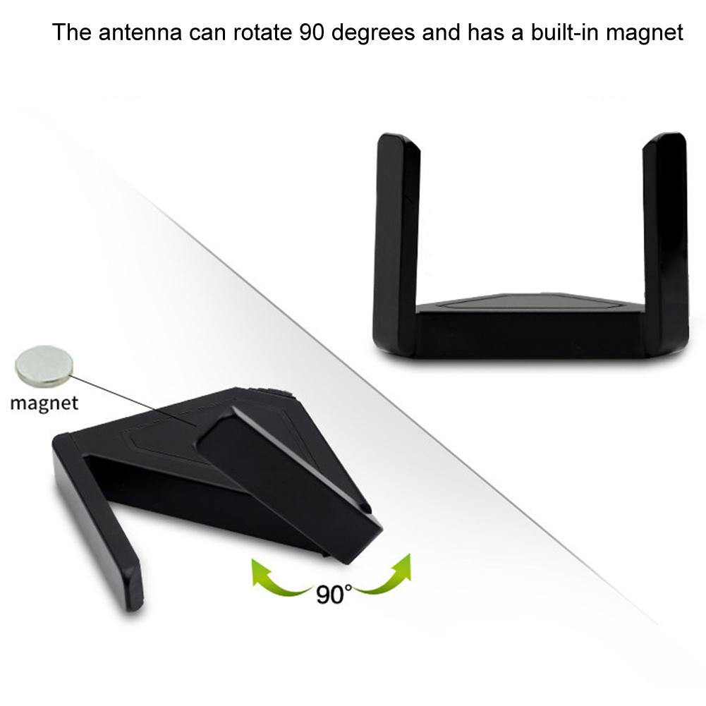 Desktop Antenna Horn 90 Degree Rotating Dual Frequency 2.4G 5G External Wifi Antennas