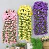 2Pcs Simulated Flowers Bouquet Bright Color Indoor Outdoor Artificial Plants Lifelike Design No Withering Artificial Flowers