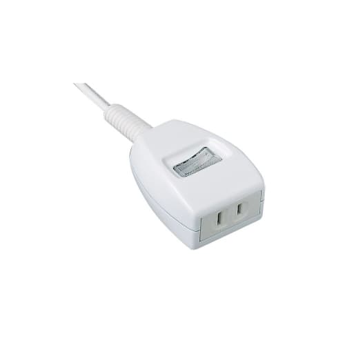 Panasonic The Tap Switch Series 1 Port with Snap Cap and 1m Cord White WHS2611WKP