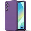 Case - BOOLING - for Samsung Galaxy A16 - Liquid Silicone - Slim Protection - Dark Purple
