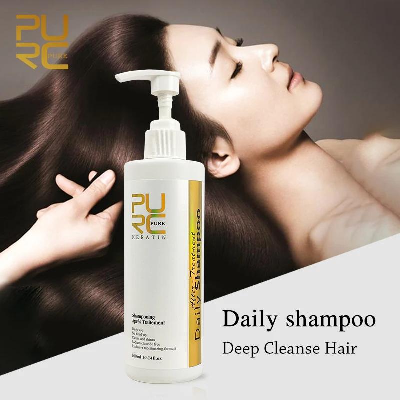 PURC Daily Shampoo Hair Scalp Cleaning Treatment Keratin Post-straightening Shampoo 300ml