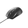 BUFFALO 3-Button Wired BlueLED Heavy-Duty Business Mouse, Black, BSMBU2BKZ