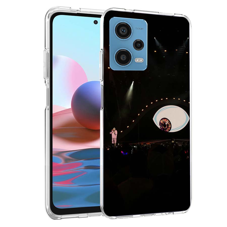 B-Bad B-Bunny Phone Case For Redmi Note 13 12 14 15 Pro Plus 13R 11 11T 11E 11S 10 Pro 10S 9 9S Cover Cell Clear TPU Capa Cases