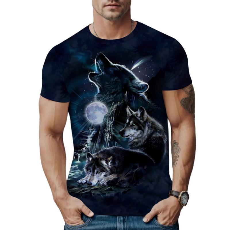 Летняя новая мужская футболка с 3D-принтом черепа, модная футболка с короткими рукавами