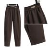 Thickened Warm Sports Pants for Women's Winter New Casual Pants High-waisted Slim Large Size Harem Pants