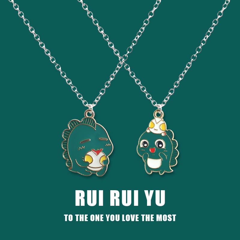 RUI RUI YU Little Monster ожерелье кулон для женщин мужчин подруга пара любовник ювелирные изделия подарок