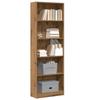 VidaXL Bookcase Artisan Oak 60x24x176 Cm Engineered Wood, Bookshelf, Book Holder, Book Support, 857829