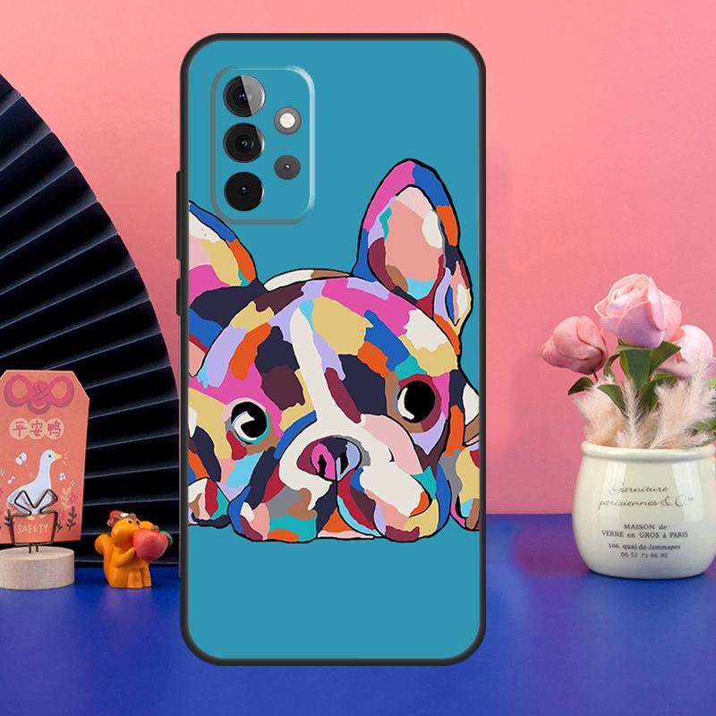 Чехол для телефона «Французский бульдог» для Samsung Galaxy A22 A32 A12 A42 A52 A72 A52S A02S A03S A21S A51 A71 A50 A70