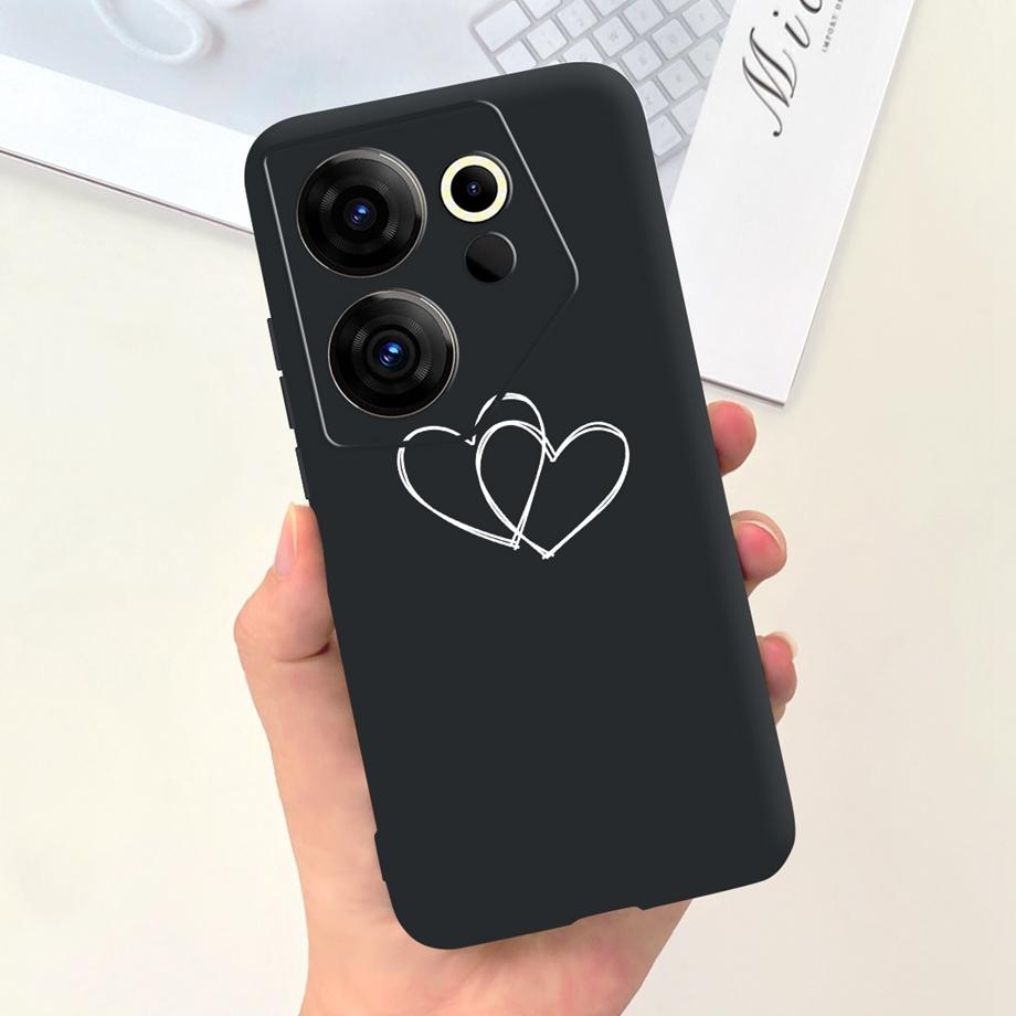 Чехол для телефона Tecno Camon 20 Pro 4G 5G, мягкий силиконовый, с рисунком в виде сердца, желе, для Tecno Camon 20 Premier 20Pro Camon20 Funda