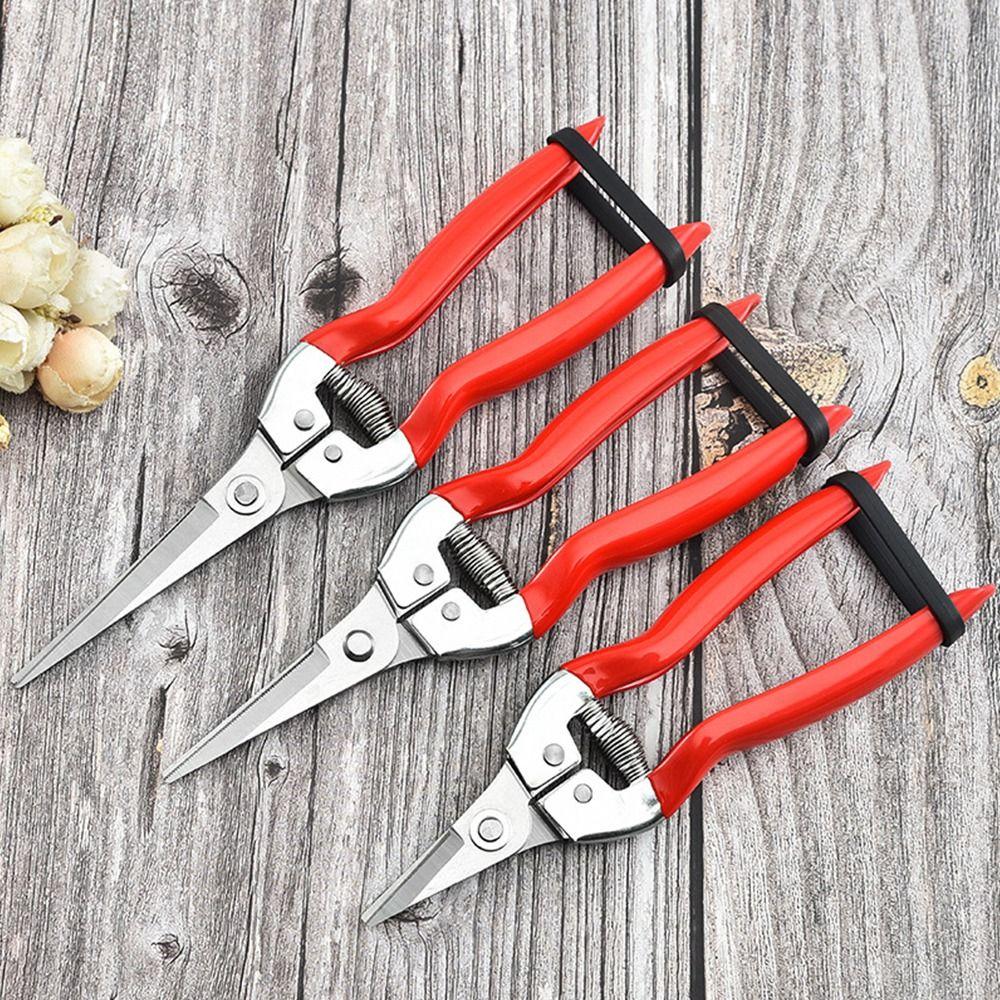 1Pcs Gardening Garden Scissors Florist Scissor Tool Micro-Tip Pruning Snips New Tree Pruning Shear