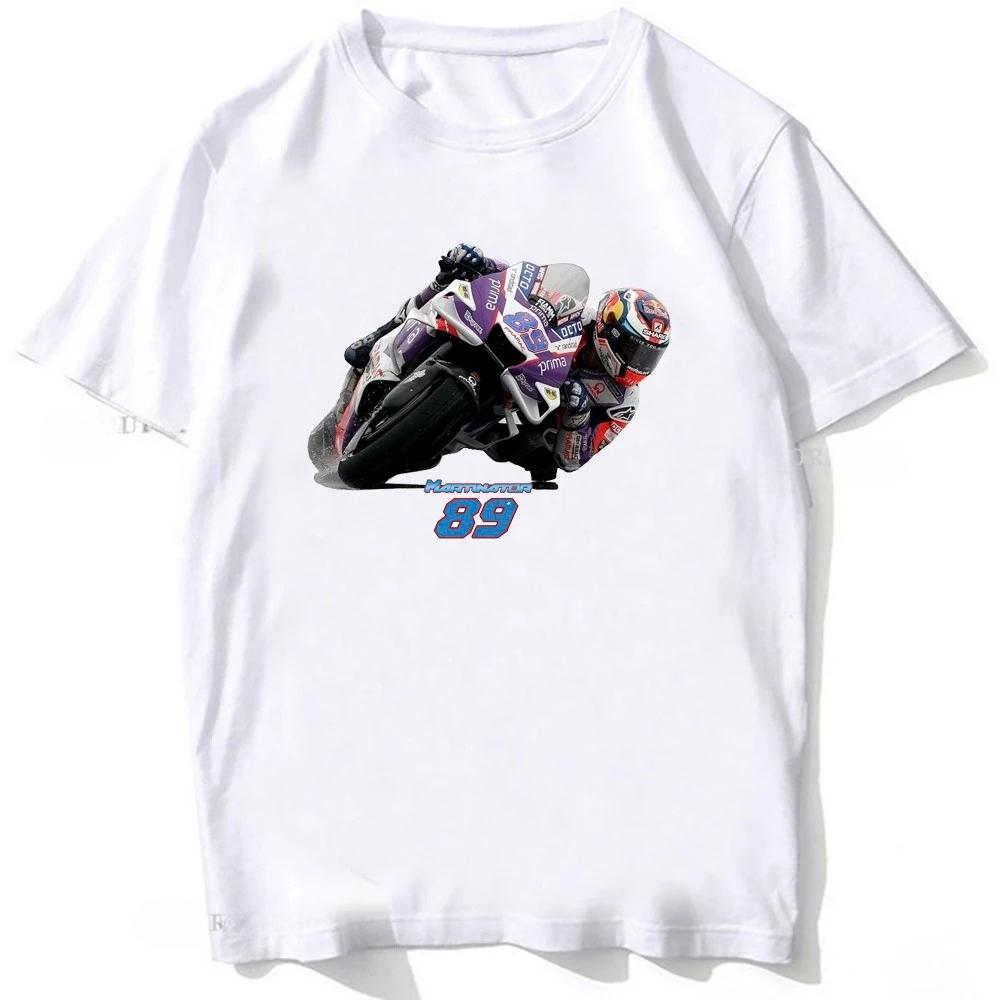 Jorge Martinator 89 GP Race Ride Fans T-Shirt New Summer Men Short Sleeve Sport Boy Casual Tees Motorcycle Riding White Tops