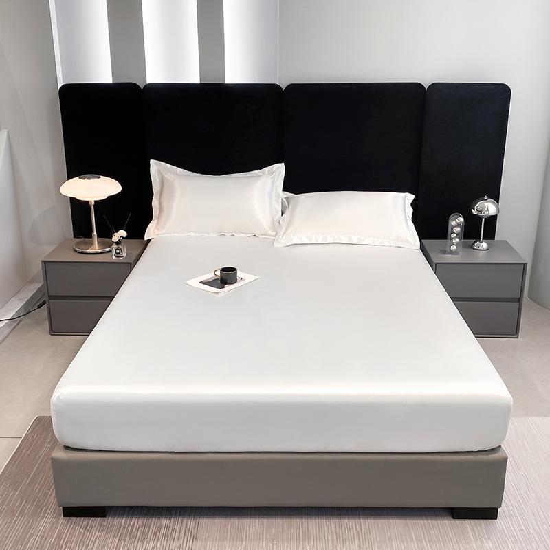 Трансграничный матрас из стираного шелка, матрас из бамбукового волокна, водонепроницаемый матрас, барьер от мочи, нескользящий фиксированный полностью закрытый защитный чехол для матраса