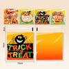 100PCS 10*10cm+3cm Halloween Candy Bags Snack Packaging Pouch  Party Supplies