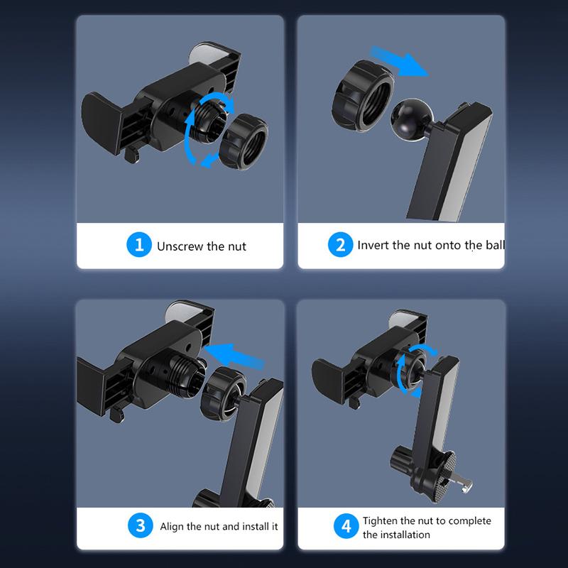 Автомобильный держатель для телефона, крепление на вентиляционную решетку, держатель для сотового телефона в автомобиле, поддержка мобильных устройств для iPhone 15 14 Xiaomi Samsung, подставка-клипса для GPS