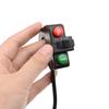 3-в-1 Тумблер для скутера Универсальный переключатель управления фарой, звуковым сигналом и указателями поворота для электровелосипеда Аксессуары для скутера