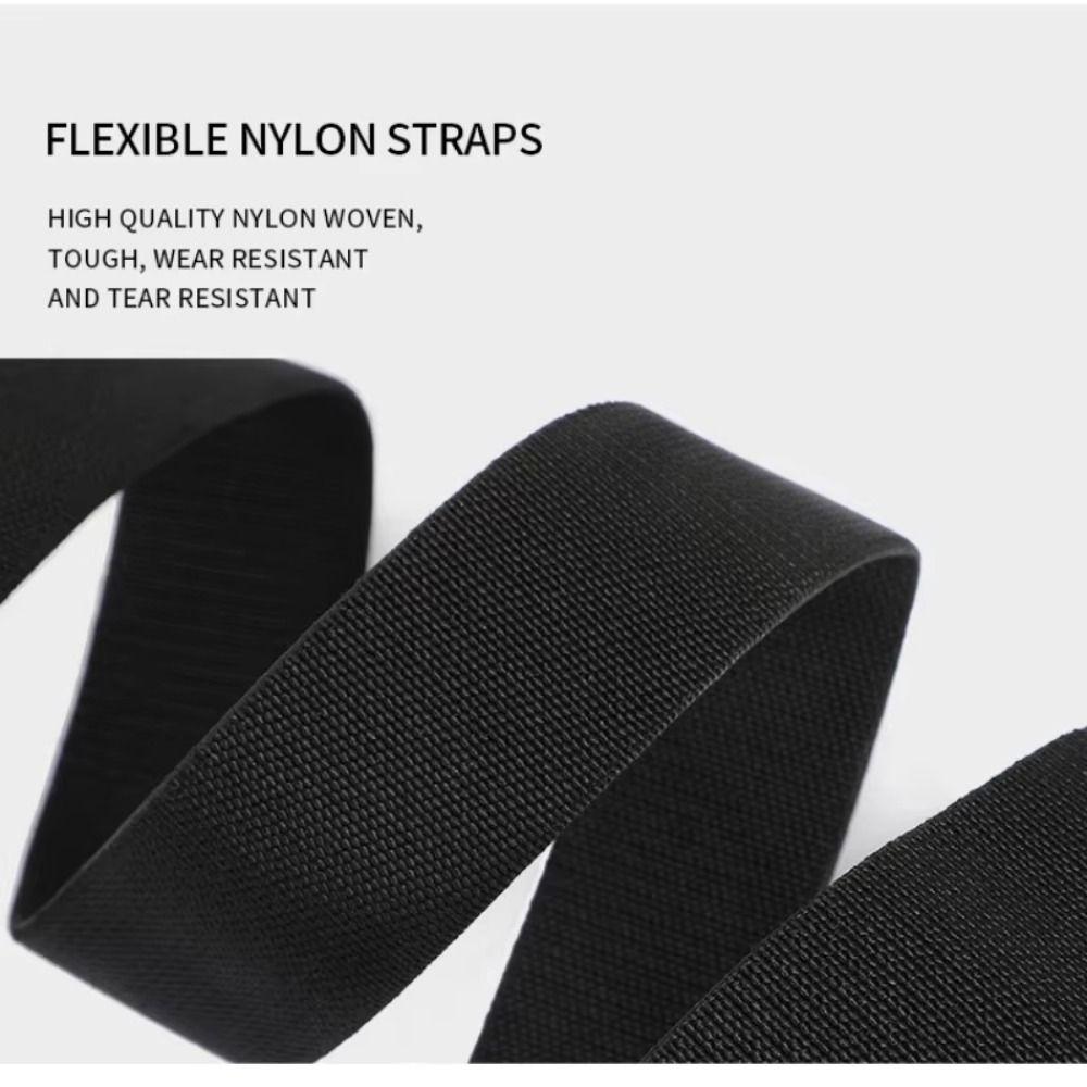 Elastic Canvas Belt Adjustable Waist Belts Durable Jeans Waistband  Outdoor
