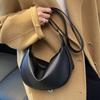 Fashion Jiaozi Bao Women Shoulder Bags New Texture Solid Color Niche Soft Leather Korean Leisure Versatile Outdoor Crossbody Bag