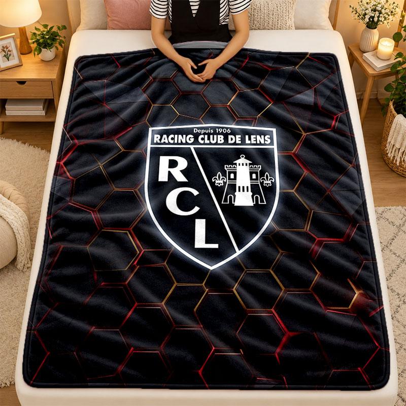 Flannel BlanketLens FC Warm Soft Throw Blanket for Indoor Sofa Bed Living Room Use