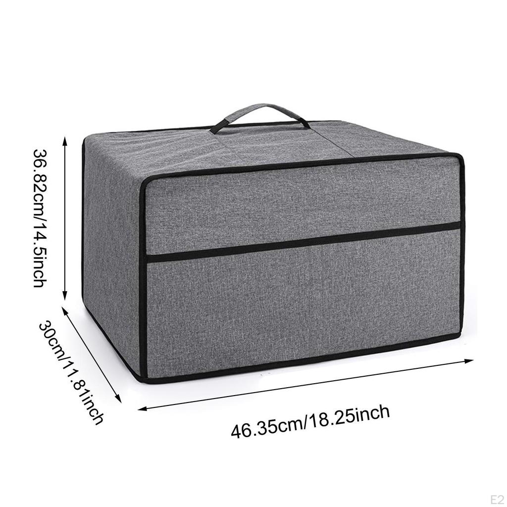 Чехол от пыли для микроволновой печи, тканевый с передним карманом, портативный, защитный, микроволновая печь