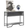 VidaXL Console Table Sonoma Grey 100x35x74.5 Cm Engineered Wood 848532