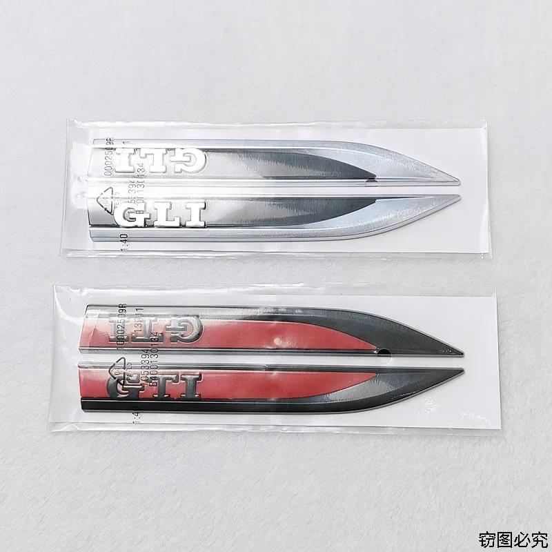 BGF1 Golf 3 4 MK3 MK4 2026 Hot For VW VOLKSWAGEN For VOLKSWAGEN VW 16.2x2cm Car Side Fender Emblem Sticker GTI Polo Golf Passat Tigua