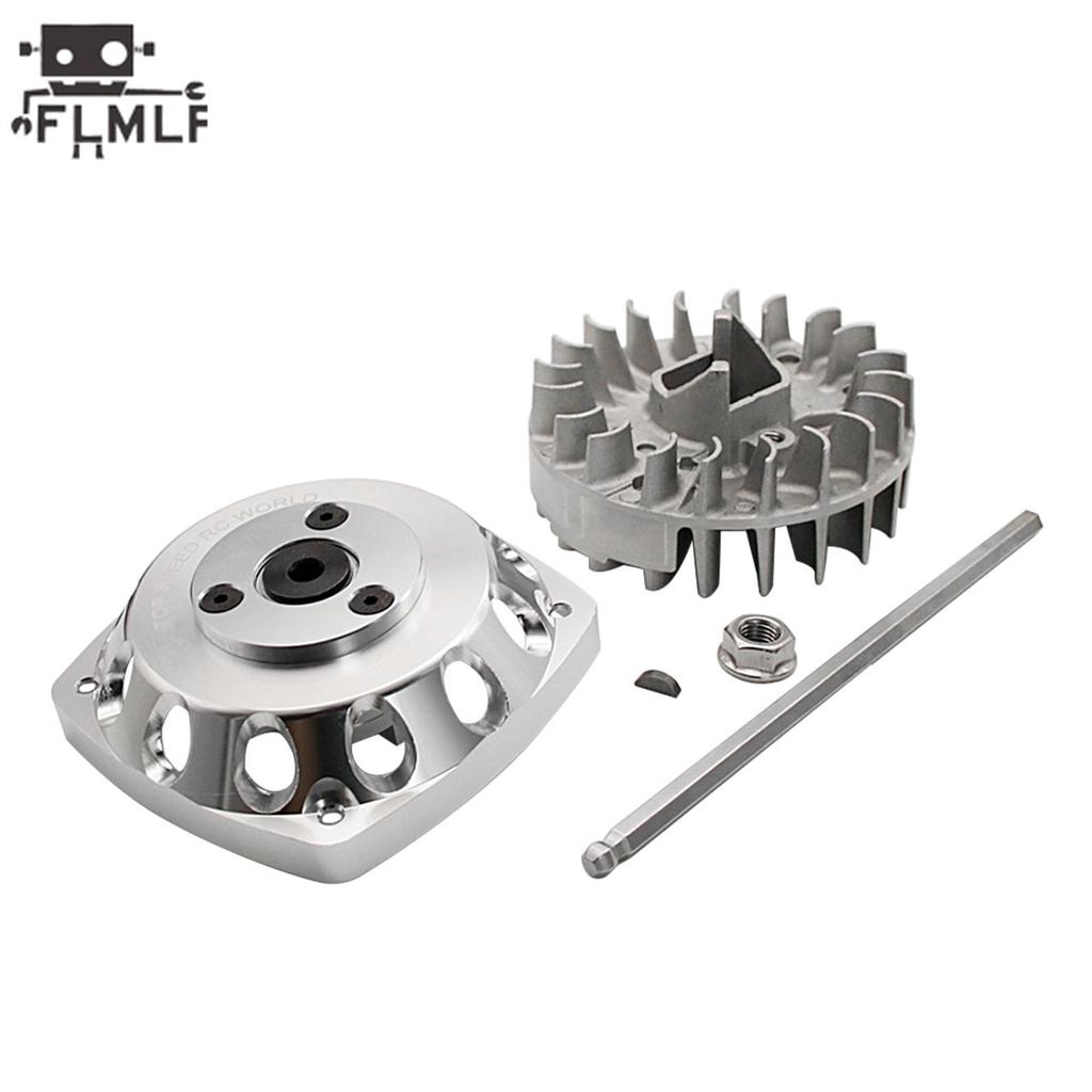 FLMLF 23CC-58CC Engine Metal Roto Starter or Flywheel Kit for 1/5 Rc Car Hpi Rofun Km Rovan Baja Losi FG DBXL GoPed Redcat Parts