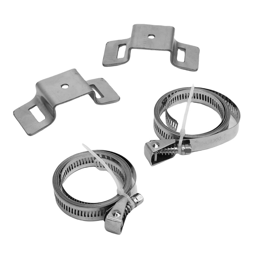 Sign Mounting Brackets for Larger Poles Adjustable Street Sign Mounting Hardware with Pole Clamps for Water Heater