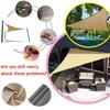 Triangle Oxford Cloth Sunshade Sail - Thickened, Waterproof Sun Protection for Pool, Courtyard, Balcony