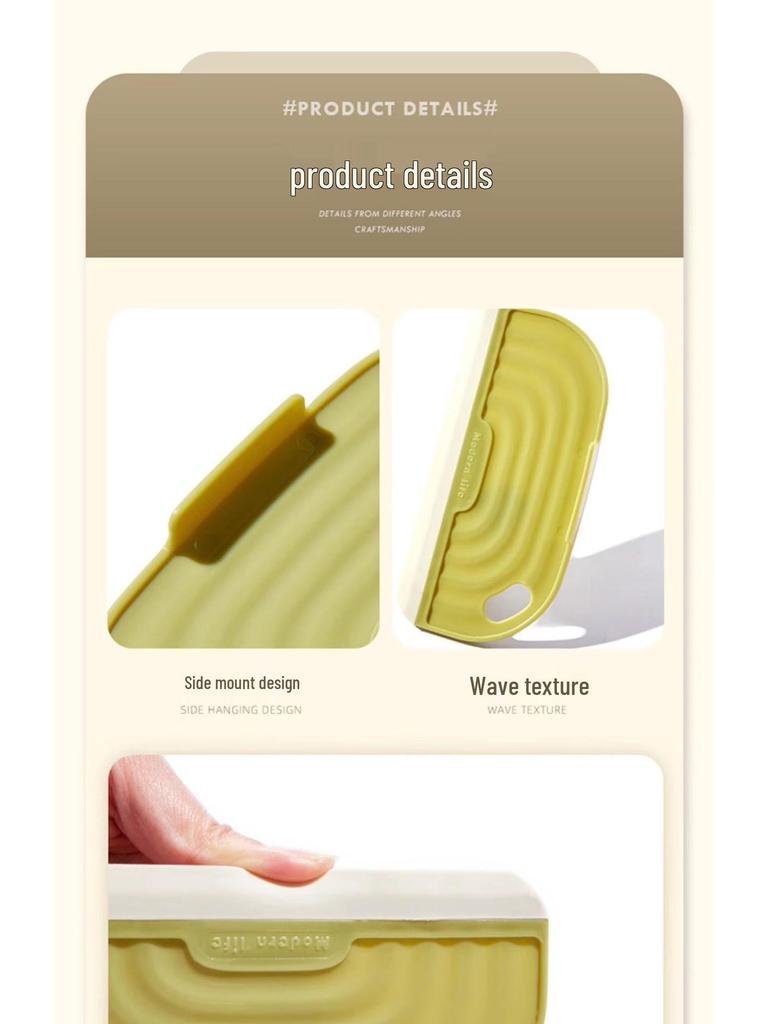 Mini Silicone Bathroom Squeegee Glass & Countertop Cleaning Tool