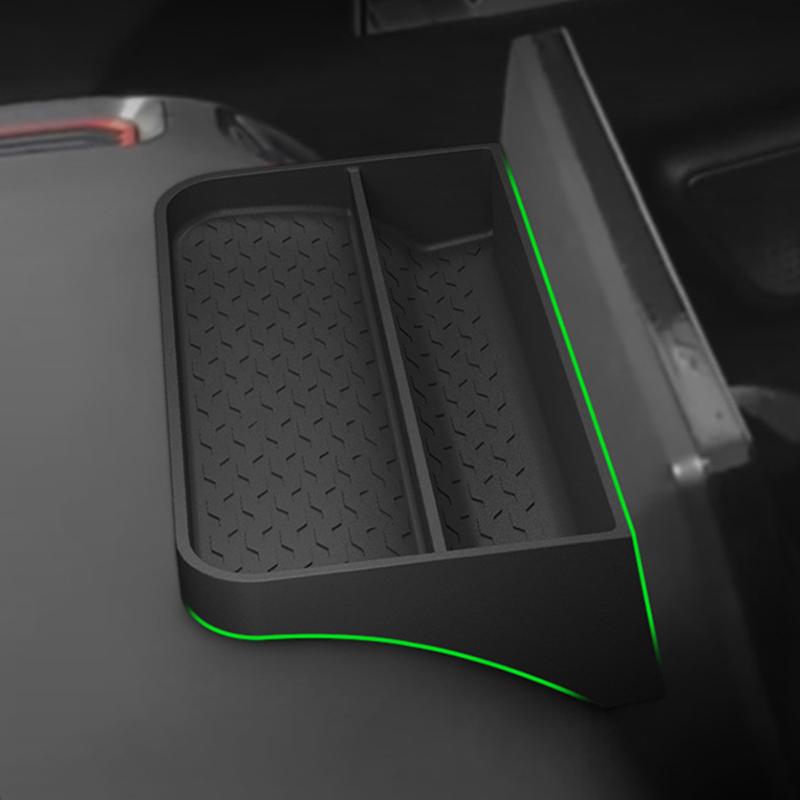 For BYD Shark 6 Instrument Screen Silicone Storage Box Behind Phone Holder Anti-slip Storage Box Car Accessories Black LHD