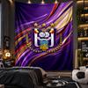 Wall Hanging Tapestry Anderlecht FC Print Cloth for Living Room Bedroom Home Decor