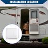 Hihaha RV Panel Shield Door Sliding Panel with Slide Stopper Replacement Parts for and Cars 2 Pieces Trailers, Campers, /