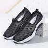 Summer Old Beijing Cloth Shoes Women's Mesh Breathable Casual Shoes Soft-soled Running Net Shoes Flat-soled One-pedal Mother's Women's Shoes