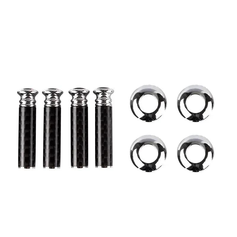 Carbon Fiber for Chevrolet COLORADO Corvette IMPALA AVEO CAPTIVA CRUZE EQUINOx LACETTI MALIBU Car Door Lock Pins Bolt Cover