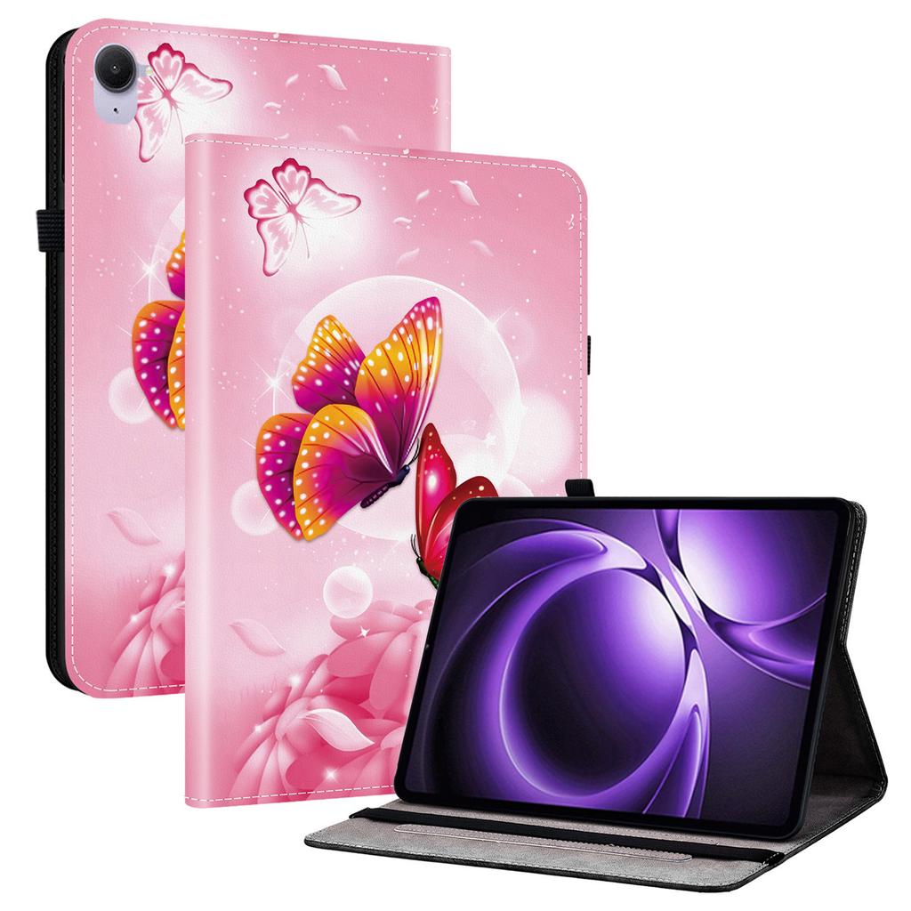 For Xiaomi Redmi K Pad Leather Case Pattern Printed Stand Tablet Cover with Card Slots