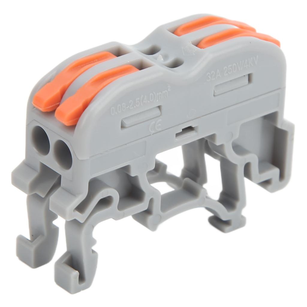 DIN Rail Type Lever Wire Connector Wire Splicing Connectors Electrical Cable Terminal for Circuit