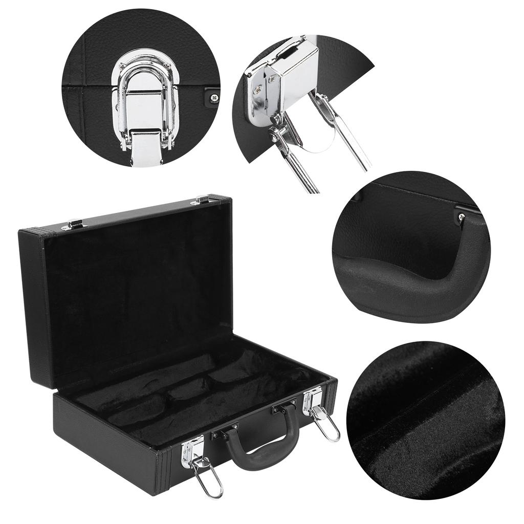 Кейс для кларнета из искусственной кожи, водонепроницаемый, с жестким корпусом, аксессуары для музыкальных инструментов IN‑125