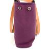 HERMES Kabak PM Kabak PM Handbag 2-way bag Shoulder Bag Leather/Canvas purple