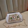 Сумка для ужина Charm Socialite Diamond Studded 2025 New Sweet Handheld Chain Shoulder Bag