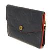 Б/у 12564 Pochette Cle M62017 7943 Брелок Компактный кошелек RFID Monogram Empreinte Морской Красный Унисекс из Японии