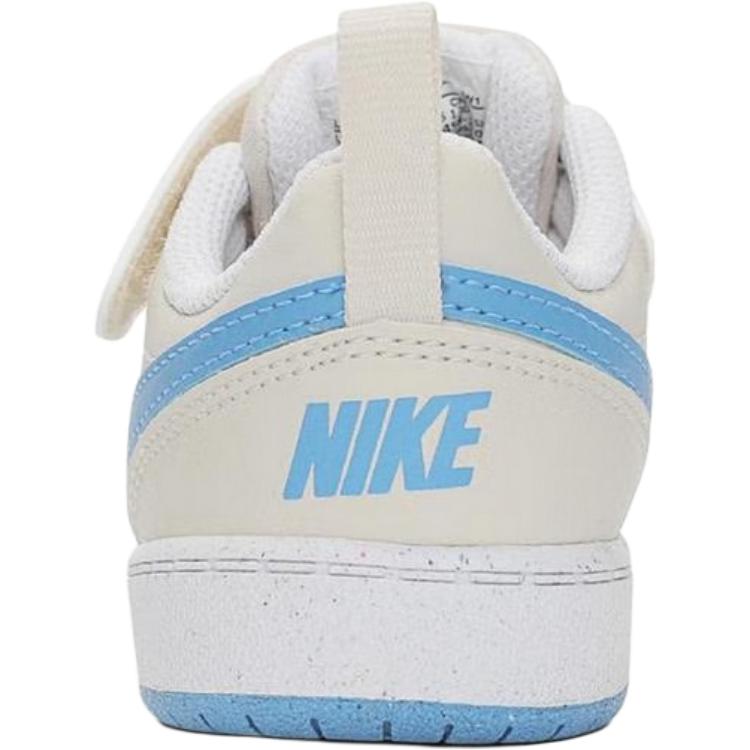 Nike Court Borough Comfortable Soft Non-Slip Durable Low-Top Walking Shoes Baby Sneaker Beige DV5458-120