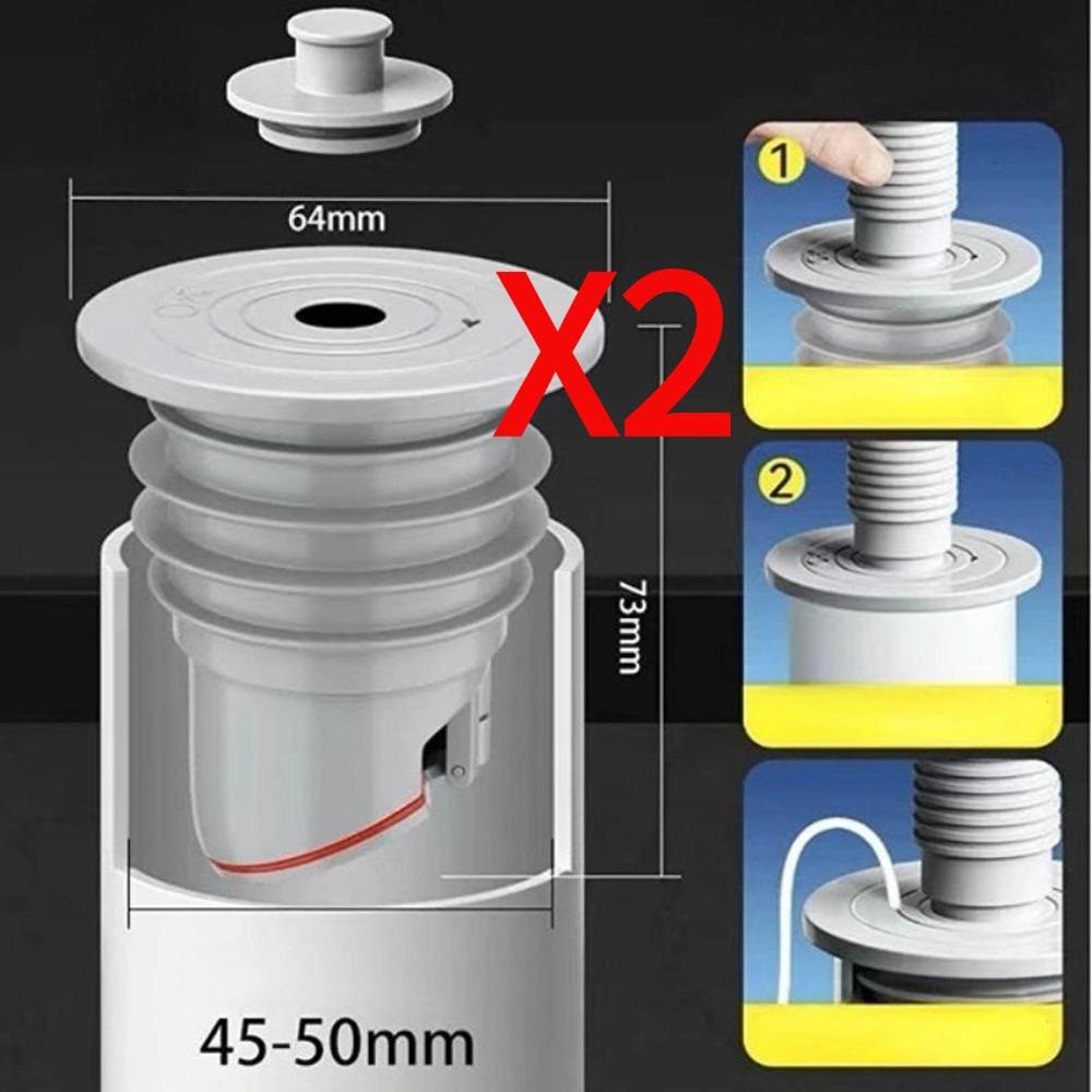 Silicone Drains Sewer Pipe Sealing Ring Plug Water Sink Floor Drain Anti Odor Sewer Seal Stopper Cover Shower Drainer Bathroom Accessories
