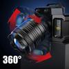 Перезаряжаемый налобный фонарь с датчиком COB Chip LED Zoom Fishing Torch Outdoor Super Bright Waterproof Camping Hunting Warning Head Lamp