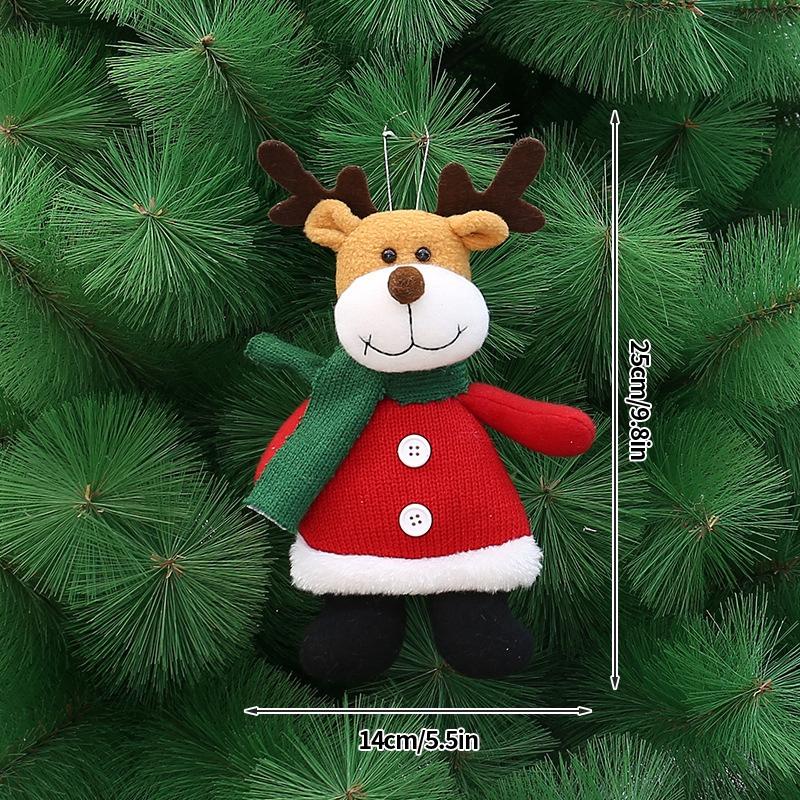 Рождественские украшения 2025 Рождественская кукла Плюшевая девочка-ангел Рождественские подвески Рождественские подарки Рождественские украшения