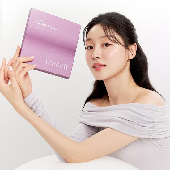 Маска Arocell Super Collagen, 8 упаковок, большой объем