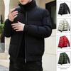 Erkaklar uchun kuz va qishki tashqi kiyimlar uchun tik yoqali paxtali kurtka Yangi trend Qalinlashtirilgan Issiq Paxtali Erkaklar Kiyimi Moda Brendi Paxtali Kurtka