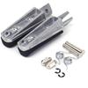 Motorcycle Foot Pegs Front Footrest for MT03 MT07 YZF600 R6 R6S YZF1000 R1 XJ6 TDR125R FZ6 FZ6R FZ1 FZR600 FZS600 FJR1300 XJ600N XJ600S TDM900 XJ900S