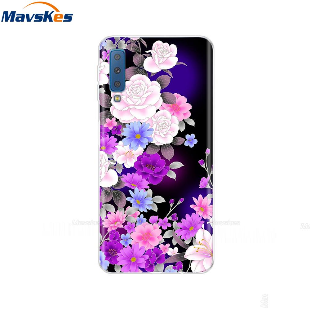 Силиконовый Чехол Для Samsung Galaxy A7 2018 Чехол A750 A750F Чехол 6.0' ТПУ Чехол для Телефона Для Samsung A 7 2018 750 750F Fundas Coque
