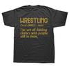 Funny Retro Wrestling Definition Folding Clothes Fitness T-Shirt Oversized Unisex Tshirt Graphic Tees Men's Clothing Streetwear
